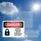Signmission Lockout Switches Before Working On Equipment Danger Sign, Plastic, 10in W x 7in L, 2PK OS-2PACK-DS-P-710-L-1435 - alternate 3
